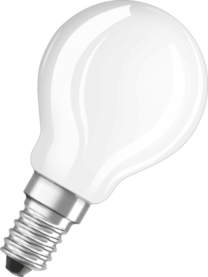 Ledvance LED Base CLA P 40 FR 4W E14 LED Izzó - Meleg Fehér