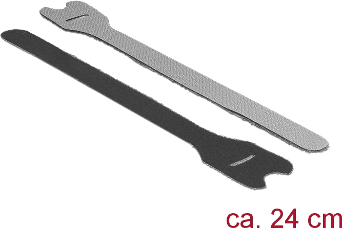 DeLOCK 18264 Hurkolható rögzítők 240 mm x 13 mm Fekete (10 db) DeLOCK 18264 Hurkolható rögzítők 240 mm x 13 mm Fekete (10 db)