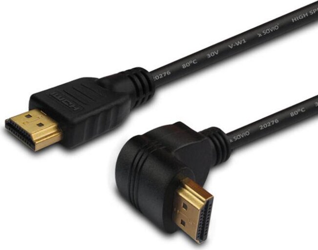Savio Nagy sebességű HDMI kábel Ethernettel 1.5m Fekete Savio Nagy sebességű HDMI kábel Ethernettel 1.5m Fekete