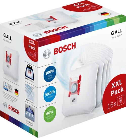 Bosch BBZ16GALL PowerProtect Porzsák (16db/csomag)