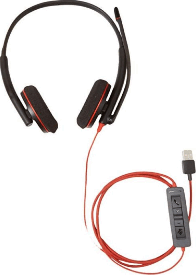Plantronics Blackwire 3220 (USB-A) Headset - Fekete Plantronics Blackwire 3220 (USB-A) Headset - Fekete