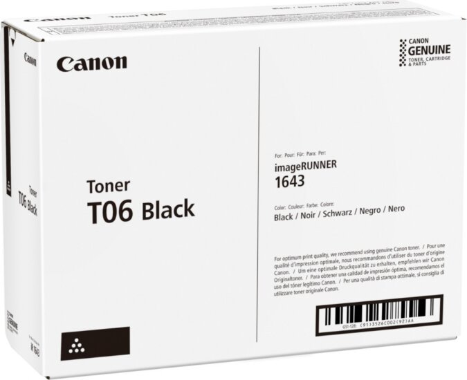 Canon iR1643 Toner Fekete Canon iR1643 Toner Fekete