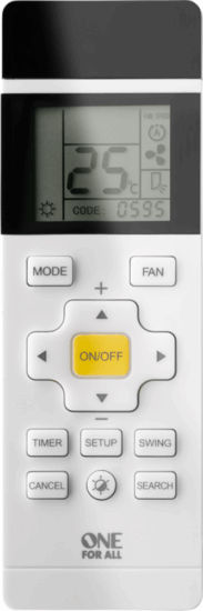 One for all Aircon Univerzális Klíma Távirányító