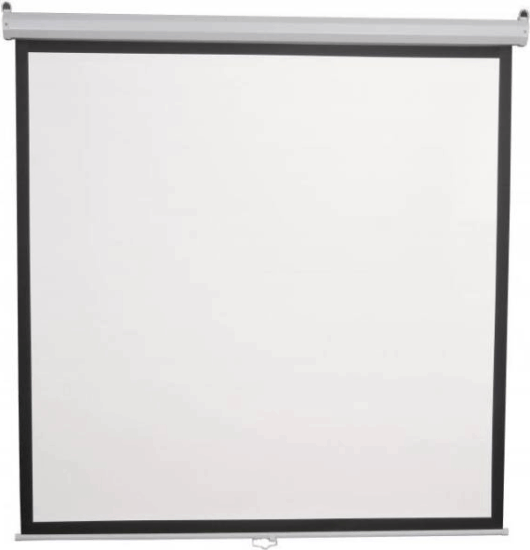 Sbox PSA-112 Motoros fali vetítővászon (200x200 - 16:9/4:3/1:1) Fehér Sbox PSA-112 Motoros fali vetítővászon (200x200 - 16:9/4:3/1:1) Fehér