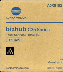 Konica Minolta C35 (TNP 22K) Toner Fekete