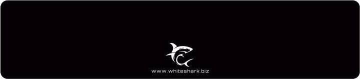 White Shark Wirst Rest Billentyűzet csuklótámasz - Fekete