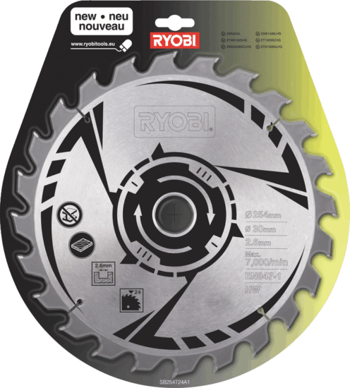 Ryobi SB254T24A1 Gérvágó Fűrészlap 254 mm
