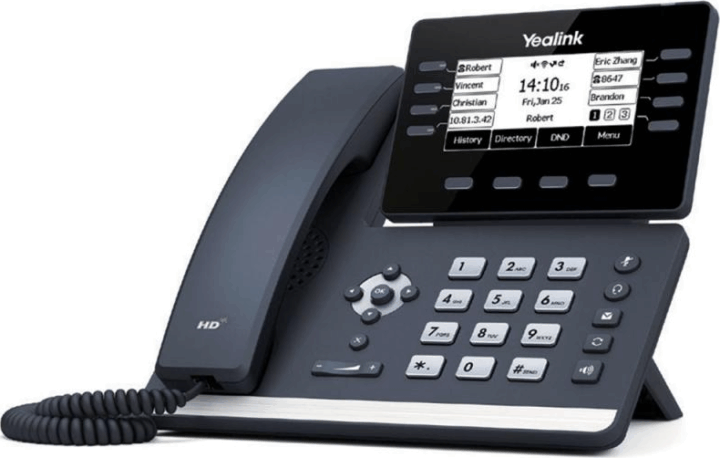 Yealink SIP-T53W VoIP Telefon - Fekete
