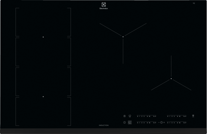 Electrolux EIV854 Indukciós főzőlap - Fekete