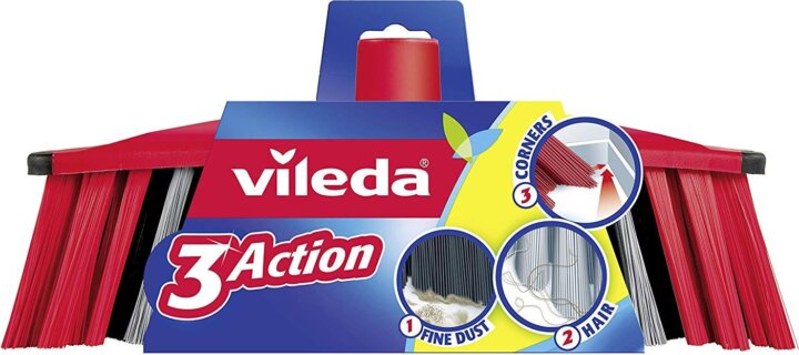Vileda 142156 3 Action Seprű fej
