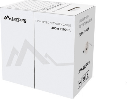 Lanberg U/UTP CAT5e LAN kábel 305m Sárga