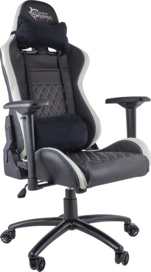 White Shark NITRO GT Gamer szék - Fekete/Fehér
