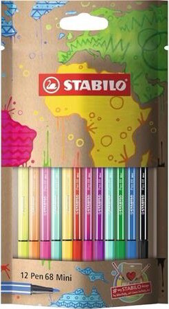 Stabilo Pen 68 mini my design 1 mm Rostirón készlet - Vegyes szín