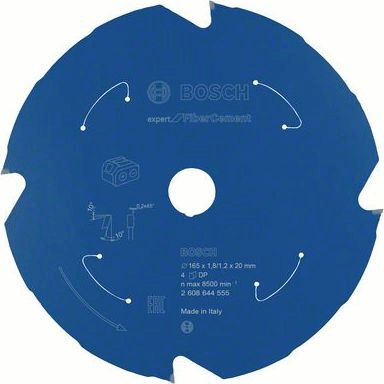 Bosch Expert Szálcement Körfűrészlap Ø 165mm 4 fog