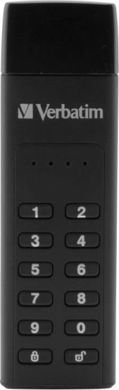 Verbatim 64GB Keypad Secure USB 3.0 Pendrive - Fekete