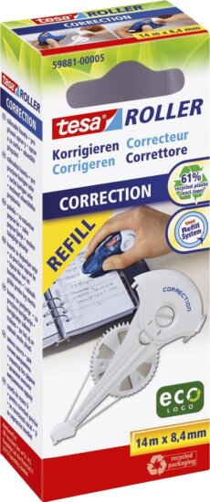 Tesa 59881 ecoLogo Hibajavító roller utántöltő