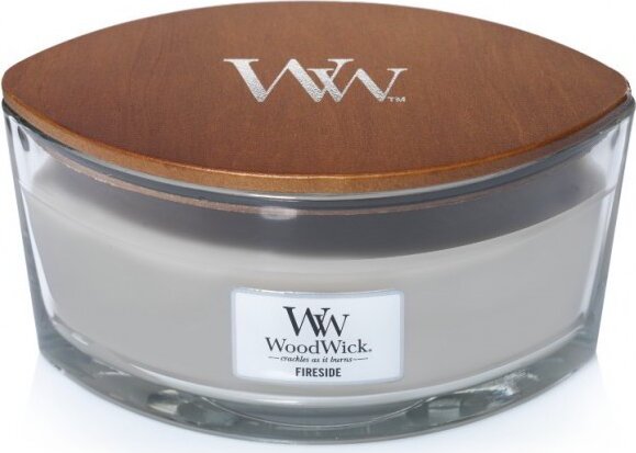 WoodWick Fireside ellipszis illatgyertya 453,6g