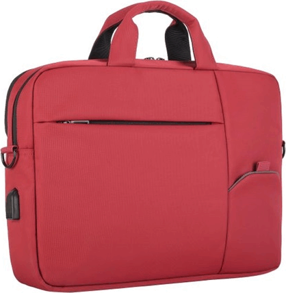 TOO 15.6" USB portos notebook táska - Piros
