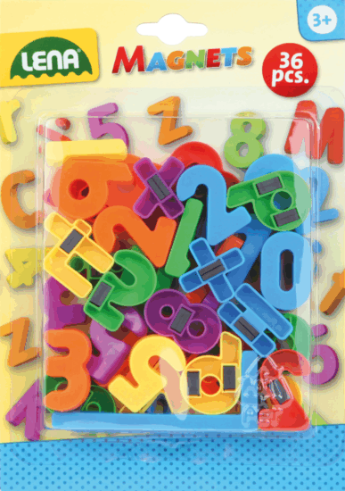 Lena: 36db-os mágneses számok és jelek Lena: 36db-os mágneses számok és jelek