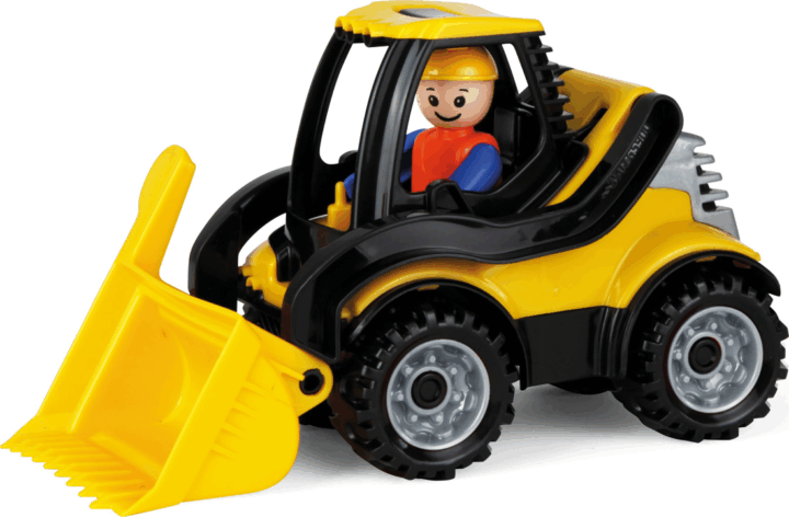 Lena: Truckies földmunkagép figurával 21cm - Sárga/Fekete Lena: Truckies földmunkagép figurával 21cm - Sárga/Fekete