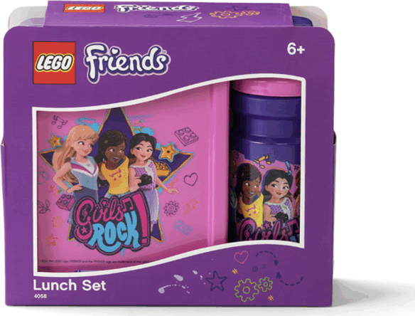 LEGO Iconic 40581734 uzsonnás ételtároló doboz 1,6L + kulacs 0,39L (2db)