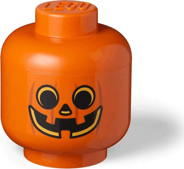 LEGO tárolódoboz - Sütőtökfej S