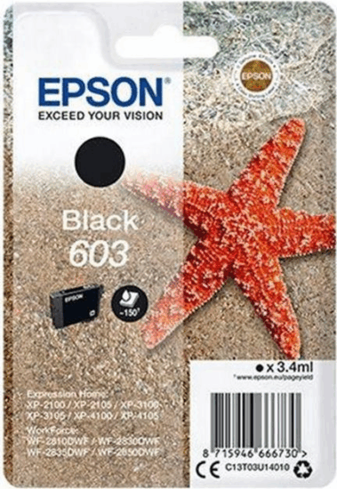 Epson 603 Eredeti Tintapatron Fekete