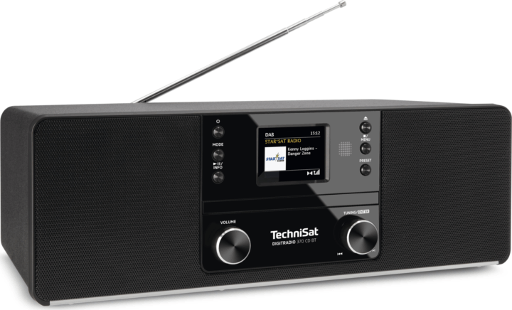 TechniSat DigitRadio 370 CD BT Rádió - Fekete