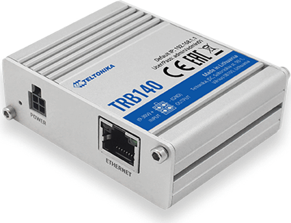 Teltonika TRB140 Ethernet to 4G LTE IoT gateway