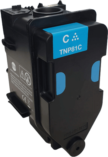 Konica Minolta TNP-81C Eredeti Toner Cián