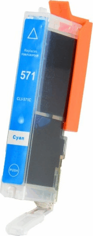 ECO (Canon CLI-571XL) Tintapatron Cián (Chipes)