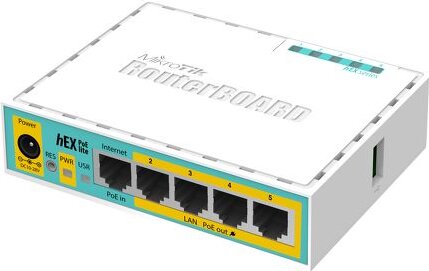 MikroTik hEX PoE lite RB750UPr2 Router