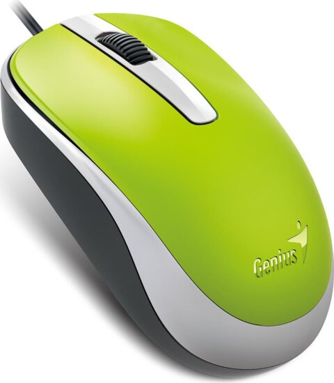 Genius DX-120 USB Vezetékes Optikai Egér - Zöld