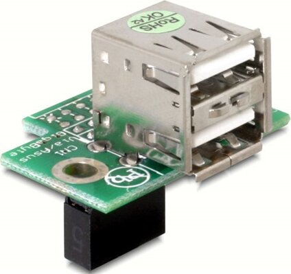 Delock USB Pinheader 2 USB A M/M adapter Delock USB Pinheader 2 USB A M/M adapter