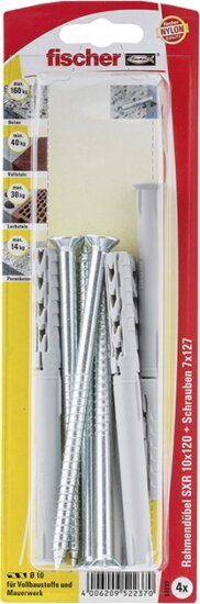 Fischer SXR 10x120 T K Rögzítődübel (4db/csomag) Fischer SXR 10x120 T K Rögzítődübel (4db/csomag)