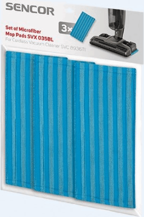 Sencor SVX 035BL Mop készlet SVC 8936TI porszívóhoz (3 db / csomag)