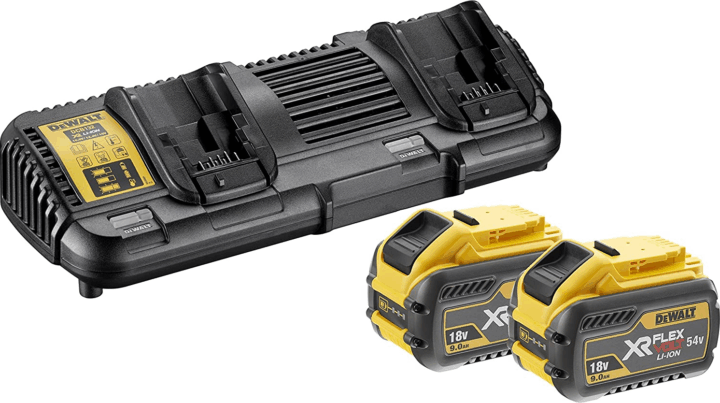 Dewalt DCB132X2 18/54V Akkumulátor és Töltő Készlet 9/3Ah