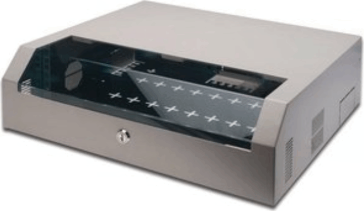 Lande 19" Fali rack szekrény 3U+2U 500x475mm - Szürke