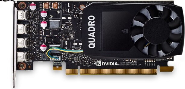 PNY NVIDIA Quadro P1000 DVI 4GB GDDR5 Videokártya