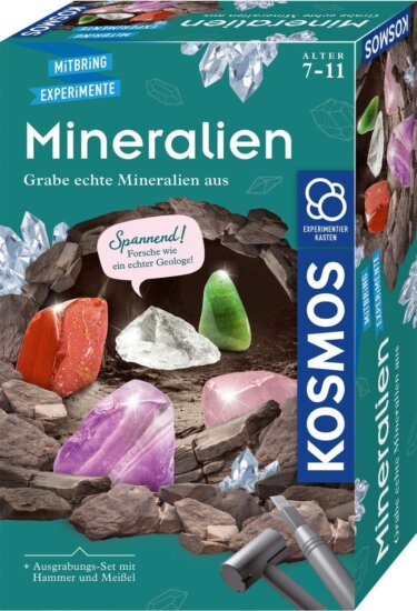 Kosmos 657901 Mineralien Ásványi Kísérletező Készlet Gyerekeknek
