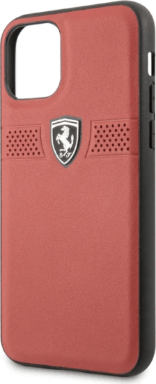 Ferrari Off Track Apple iPhone 11 Pro Bőr Védőtok - Piros
