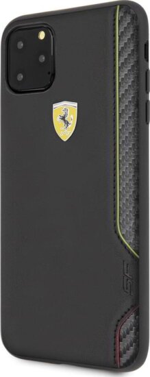 FERRARI On Track iPhone 11 Pro Puha PU gumitok - Fekete