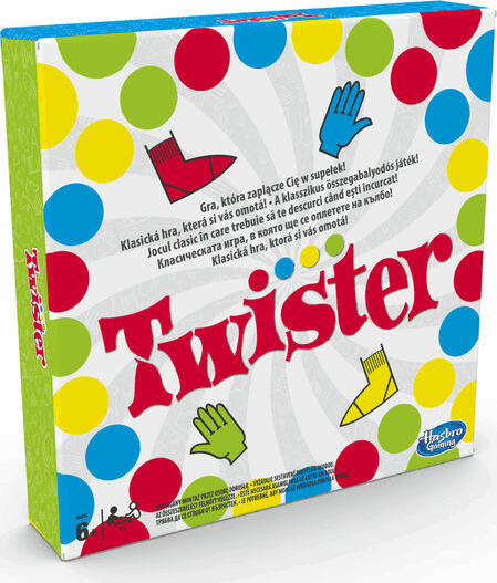 Hasbro Twister társasjáték-két új mozdulattal ügyességi játék
