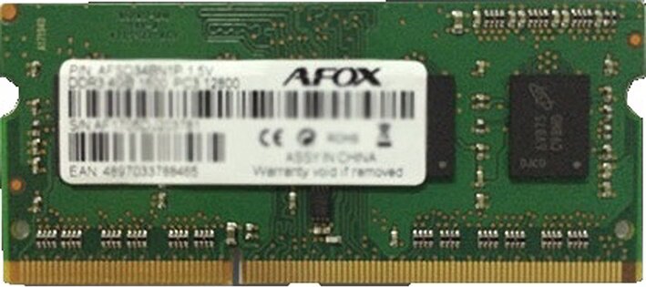 AFOX 8GB /1333 DDR3 Notebook RAM AFOX 8GB /1333 DDR3 Notebook RAM