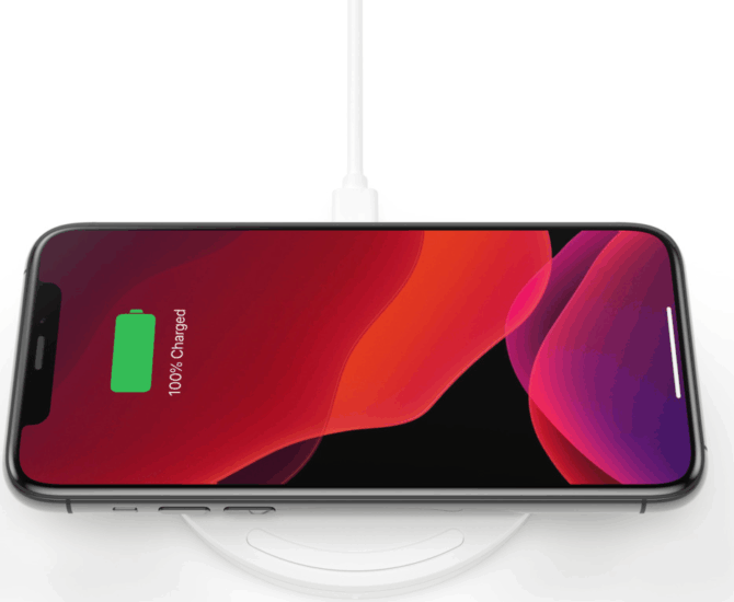 Belkin Wireless töltőpad 10W + McroUSB töltőkábel Fehér