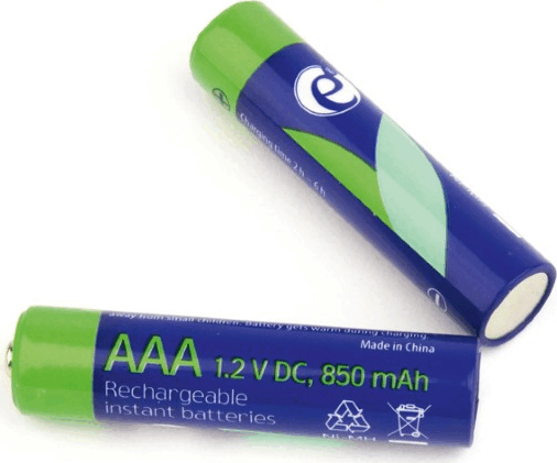 Gembird EG-BA-AAA8R-01 850mAh AAA Újratölthető ceruzaelem (2db/csomag)