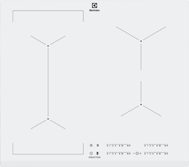 Electrolux EIV63440BW Indukciós főzőlap - Fehér