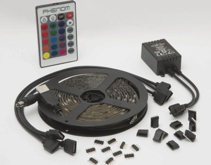 Delight 55850A LED szalag 24-38" TV háttérvilágításhoz távirányítóval - RGB