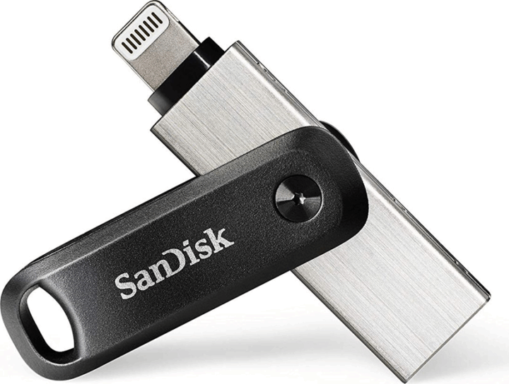 Sandisk 256GB iXpand Flash Drive GO USB 3.0 / Lightning Pendrive - Fekete/Ezüst