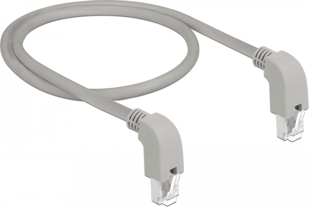 DeLOCK S/FTP CAT6a Patch kábel 0.5m Szürke DeLOCK S/FTP CAT6a Patch kábel 0.5m Szürke